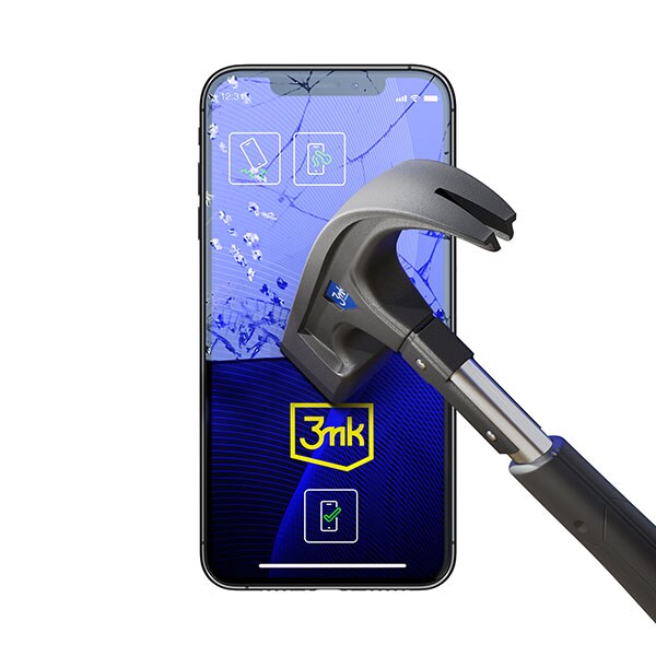 Härdat glas för iPhone 13 mini Hybrid Flexi 7H 3mk, FlexibleGlass-serien, bild 3