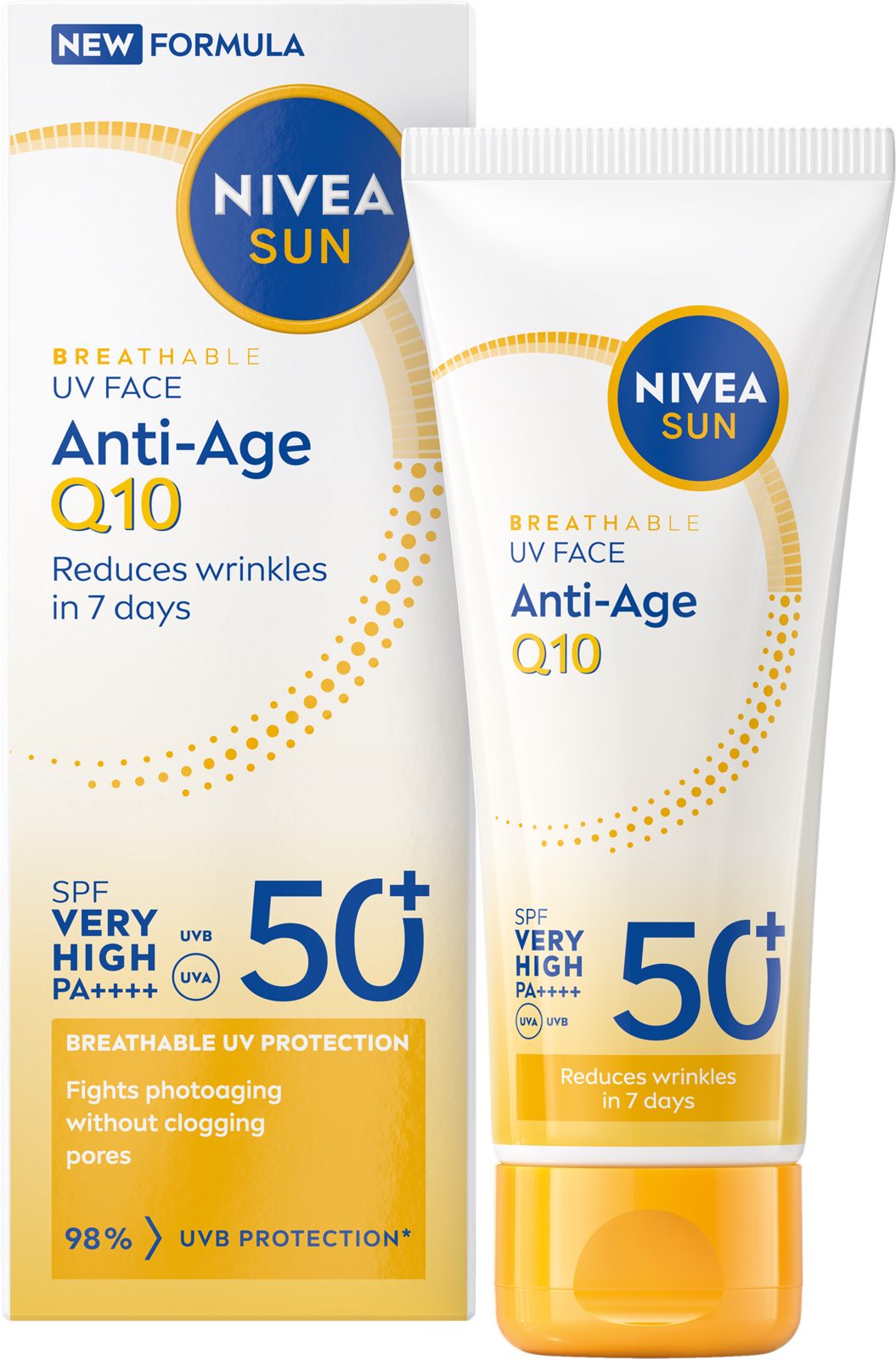 NIVEA UV Face Anti-Age Q10 Cream SPF 50+ 40 ml
