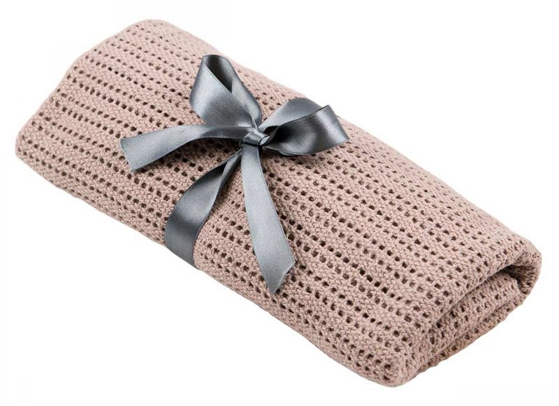 NG Baby gallerfilt stor 100 x150cm, dusty pink