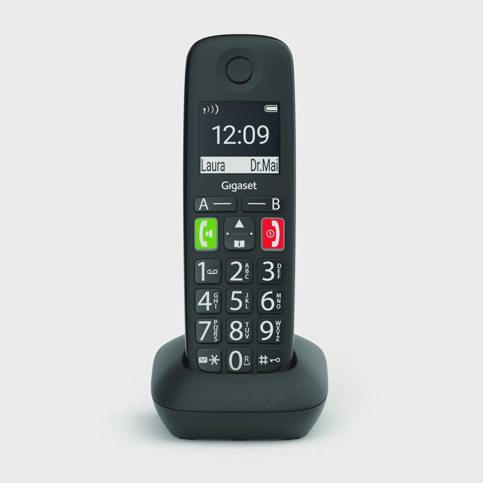 Gigaset E290HX stort knappmobilhandset med laddningsställ