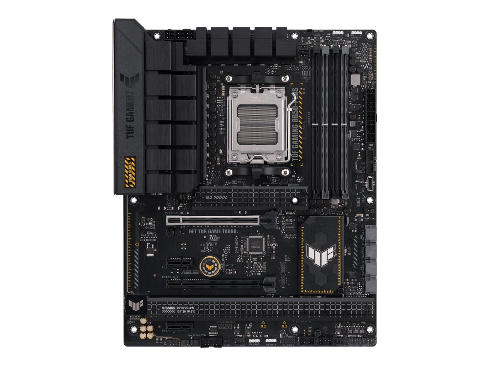 Asus TUF GAMING B650-PLUS, AMD AM5, ATX, 4xDDR5, 2xPCI Express, 3xM.2 + SATA3 RAID, HDMI/DP, USB-C, 2.5Gbe LAN, Aura Sync RGB