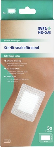 Svea Medicare Snabbförband 10 x 30 cm, 5 st