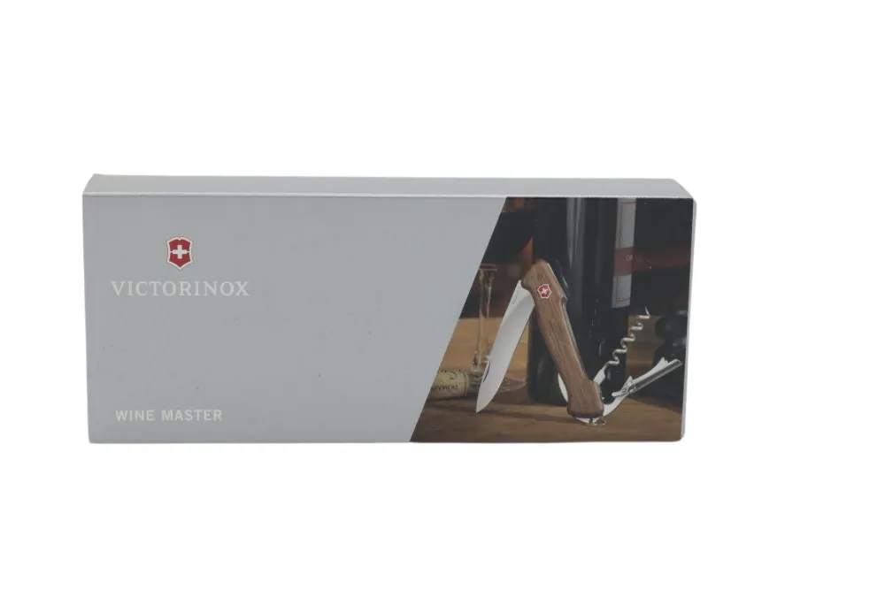 Victorinox Wine Master fickkniv med trähandtag i valnöt