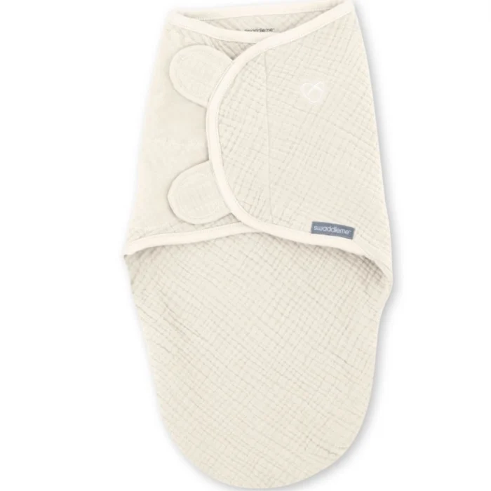 SwaddleMe by Ingenuity Muslin Original Filt, Kräm