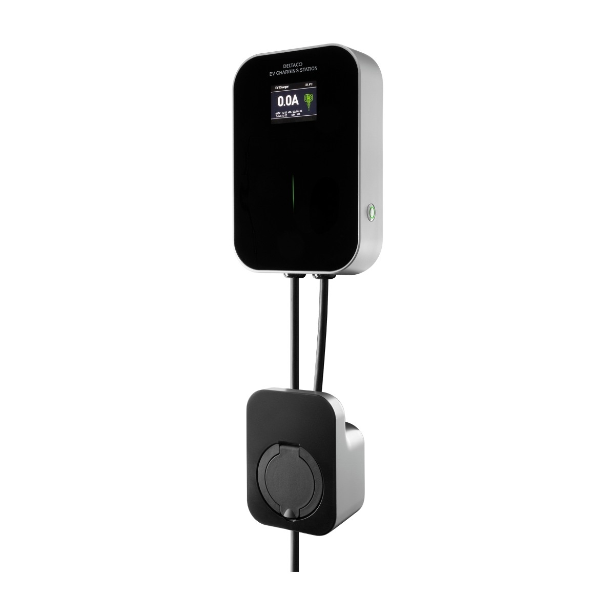Deltaco Ev-4320 E-Charge Laddbox för El- och Laddhybridbilar, svart