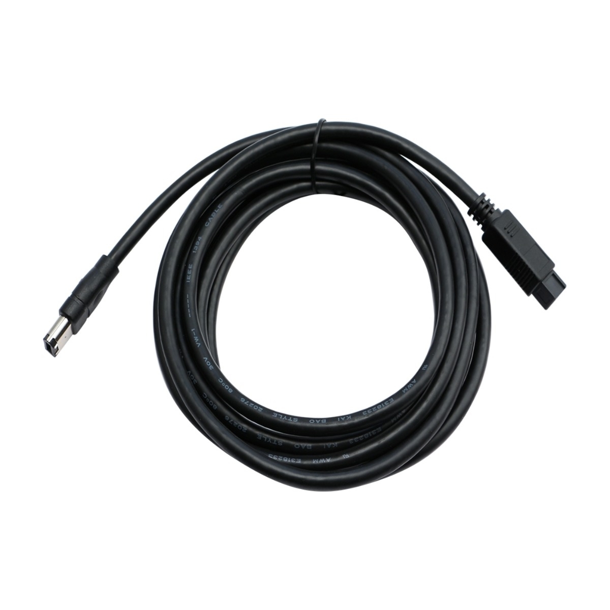 Eletra IEEE 1394A 6P hane - 1394B 9P hane 3M kabel, svart