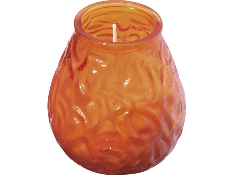 Ljusfat Bolsius 10,5 cm Ø9,5 cm orange 70 timmar glas/paraffin (12 st.)