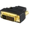 DELTACO Adapter HDMI ho till DVI-D ha Svart
