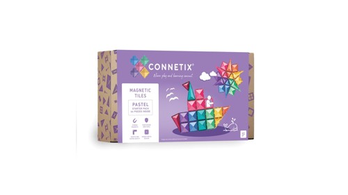 Starter Pack Magnetset med 64 delar - Pastel, bild 4