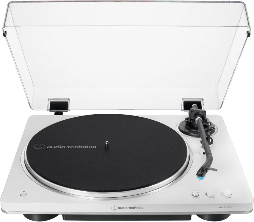 Audio-Technica AT-LP70XBT Skivspelare Vit / Silver