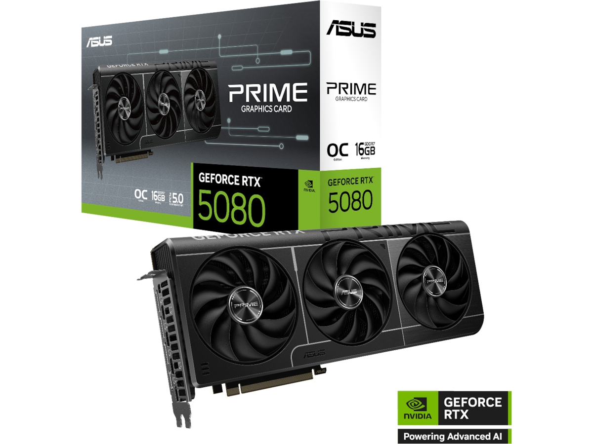 ASUS GeForce RTX 5080 PRIME 16GB OC grafikkort, bild 2