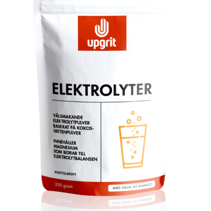 Upgrit Elektrolyter Mango, 200 g