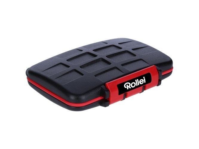 Rollei 22782, 12 kort, MicroSD (TransFlash), SD, Gummi, Svart, Röd, Dammresistent, Stöttålig, 1 styck