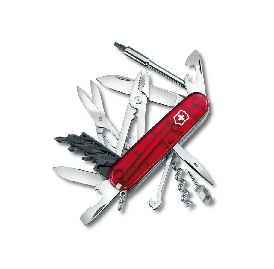 Victorinox Cyber Tool M fickkniv, röd transparent, bild 4