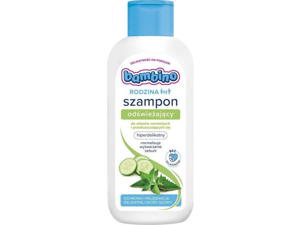 BAMBINO-NATIVE uppfriskande schampo 400 ml
