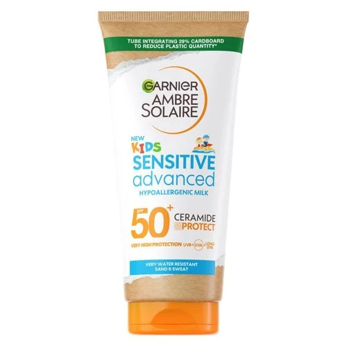 Garnier Ambre Solaire Sensitive Advanced Hypoallergenic Kids Lotion SPF 50 + 175 ml, bild 2