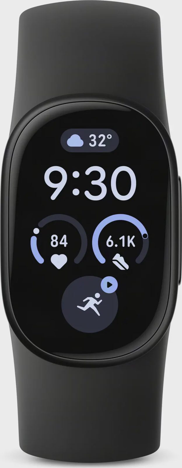 Google Fitbit Edge hybridklocka 39 mm Wi-Fi (obsidian/black)
