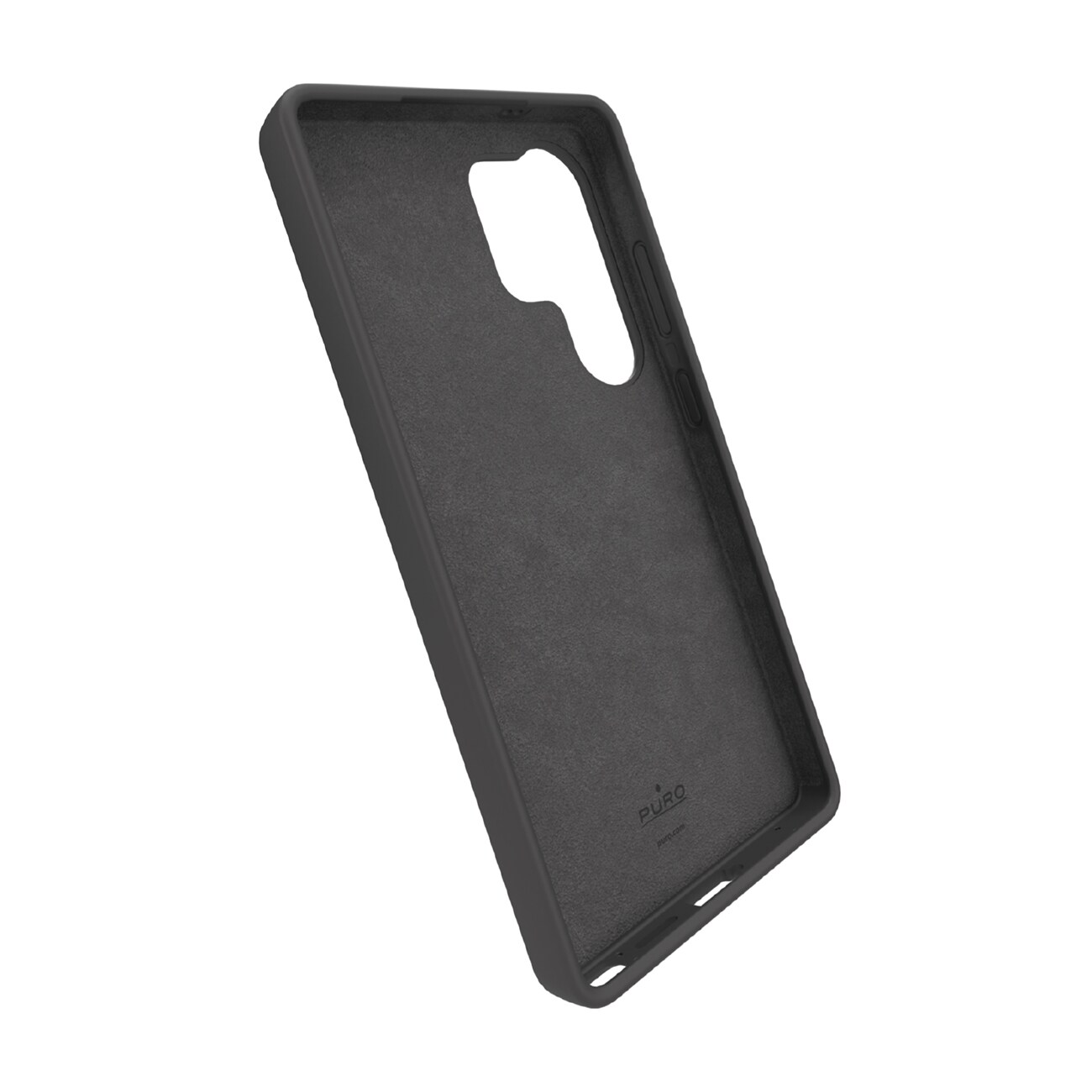 Puro Samsung Galaxy S25 Ultra Icon silikonfodral, svart, bild 2