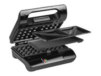 Princess 117002 smörgåsgrill 800 W Multi Compact Pro, stål/svart