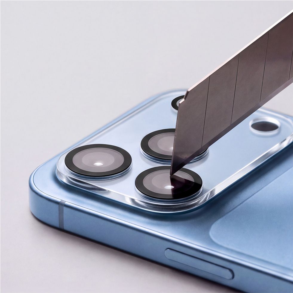 Tech-Protect Cam Fit+ kameraskydd för iPhone 18 Pro – genomskinligt, bild 5