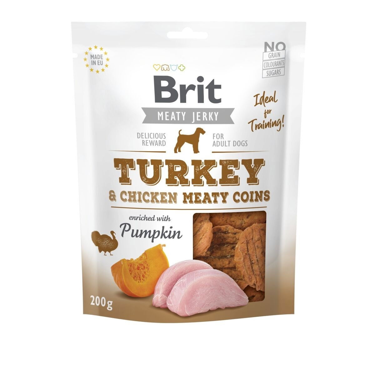 Brit Care Meaty Jerky Coins Turkey 200 g