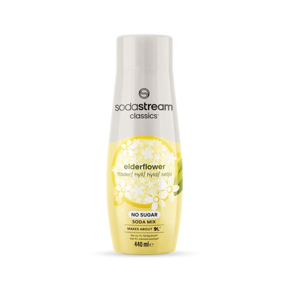 SodaStream Fläder sockerfri smaksirap, 440 ml