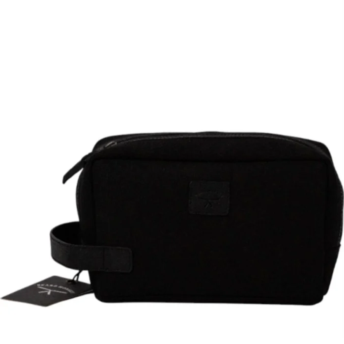 Beard Monkey Toiletery Bag Canvas Black