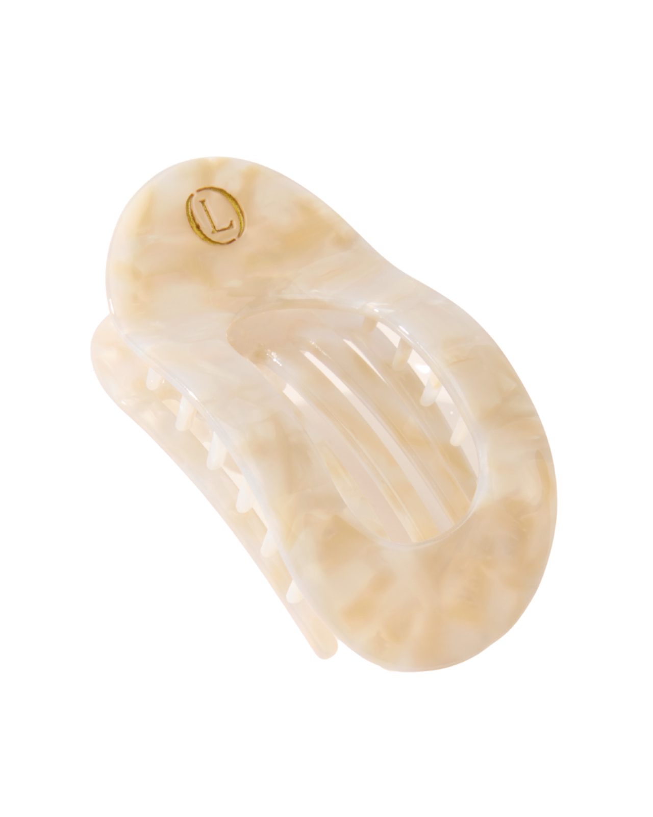 Lenoites Eco-Friendly Flat Hair Clip Desert Beige 1 pcs