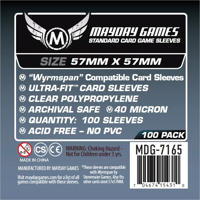 Mayday Sleeves 57 x 57 mm