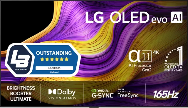 LG 55" OLED evo G5 4K TV 2025 OLED55G54LW
