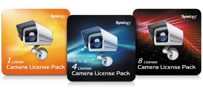 Synology Surveillance Device License Pack - Licens - 4 kameror