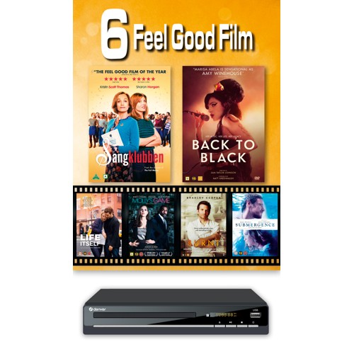 6 Feel Good Movies & Denver DVD player - (DVD)