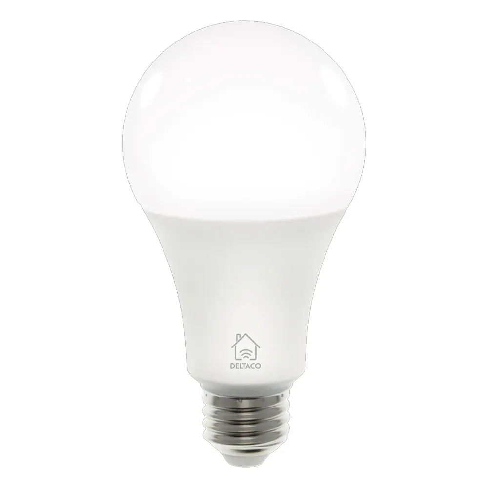 Deltaco Smart Home LED-lampa E27 WiFi 9 W 2700–6500 K / Smart LED-lampa E27