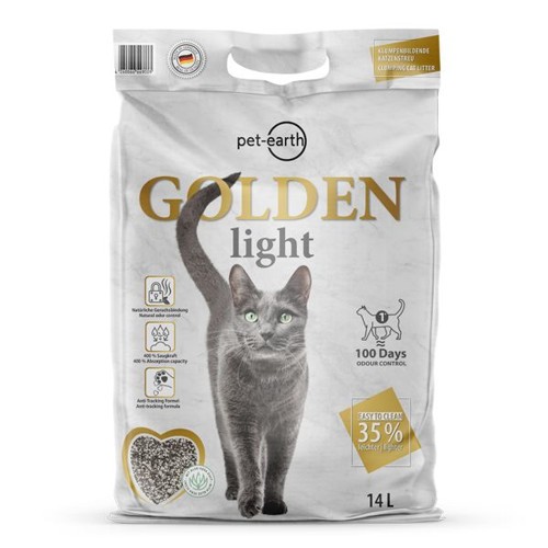 GOLDEN light cat litter - 14kg