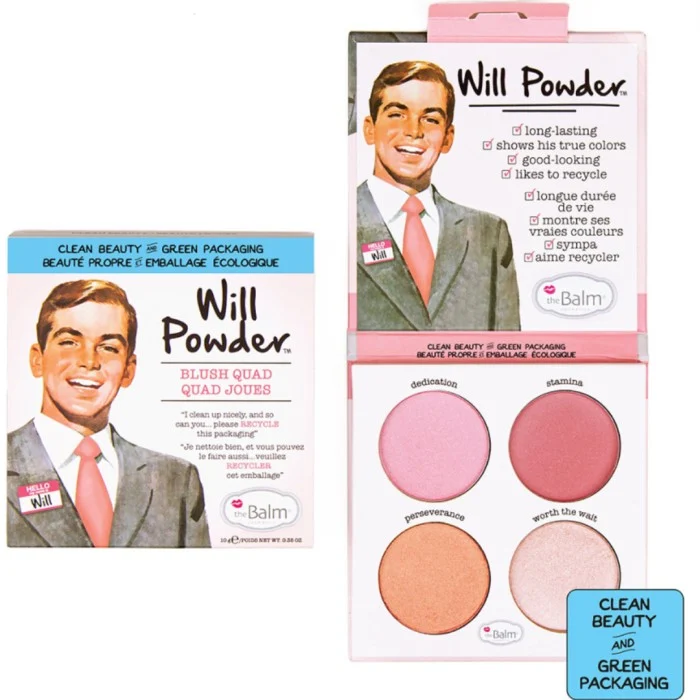 the Balm Will Powder Blush Quad, bild 5