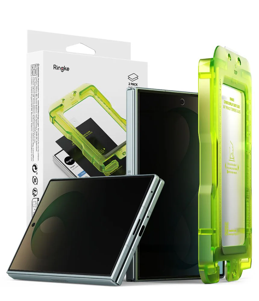 Ringke Easy Slide Privacy 360, 2-pack härdat glas till Samsung Galaxy Z Fold 8