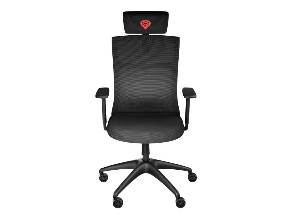 Genesis Astat 200 G2 - Spelstol - ergonomisk - armstöd - T-formad - lutning - mesh-tyg, mesh PureFlow - svart