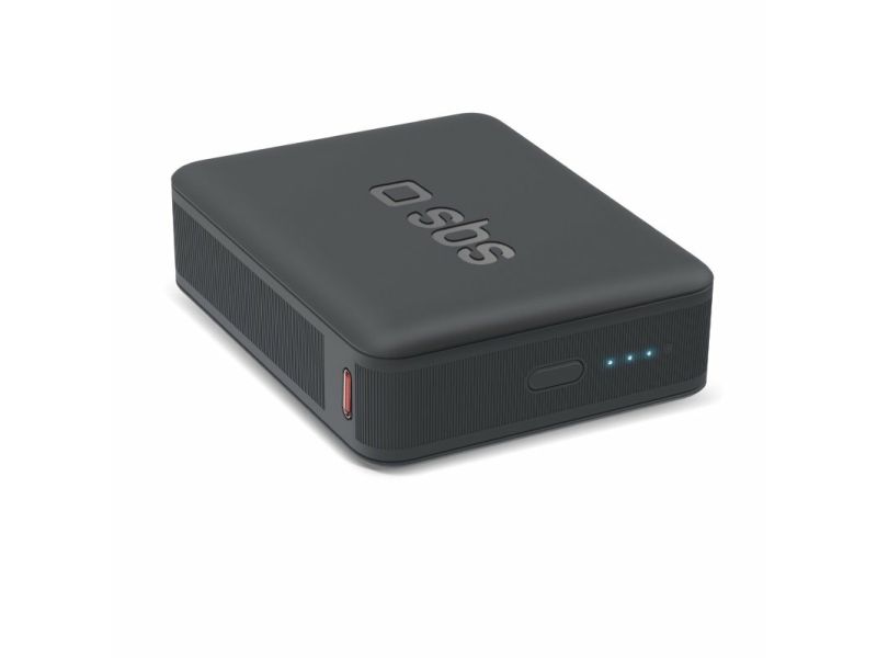 SBS TEBB10000HDPD20K, 10000 mAh, Litium Polymer (LiPo), Adaptive Fast Charging, 20 W, Svart