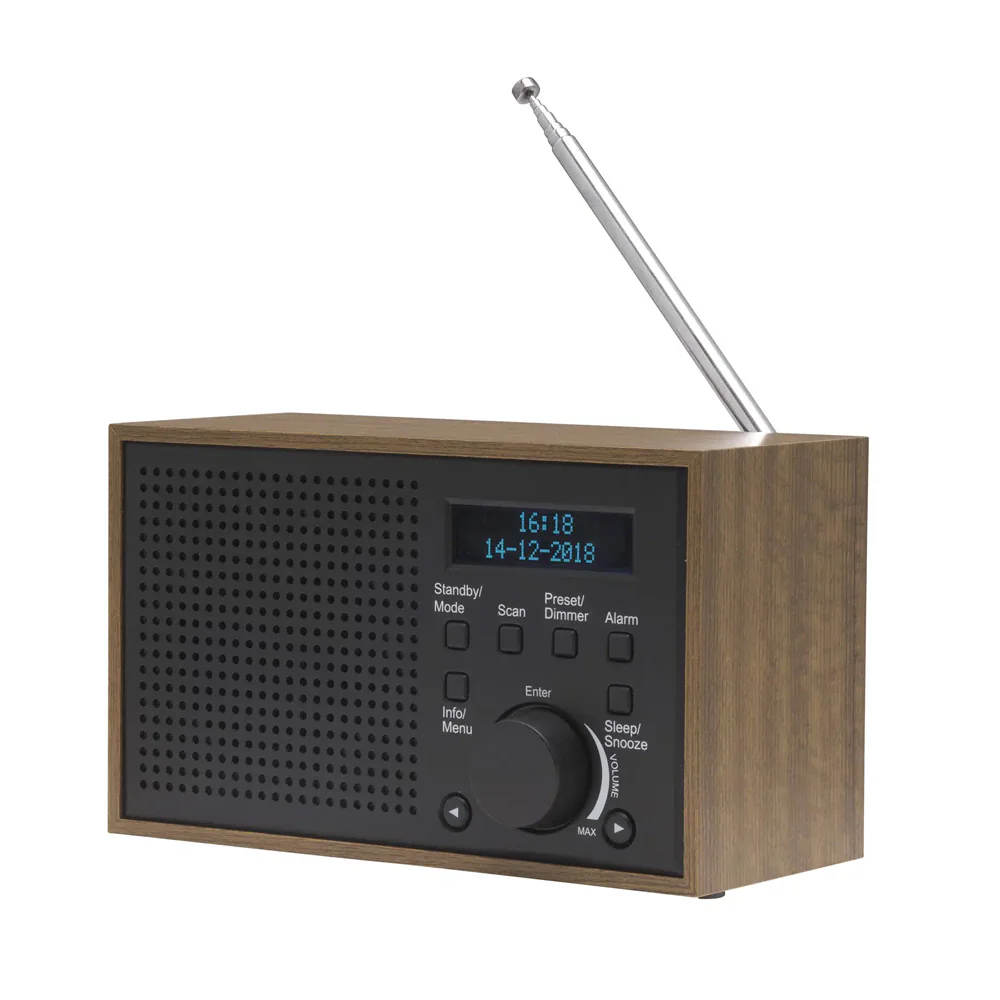 Denver DAB-46 DAB+ FM radio mörkgrå