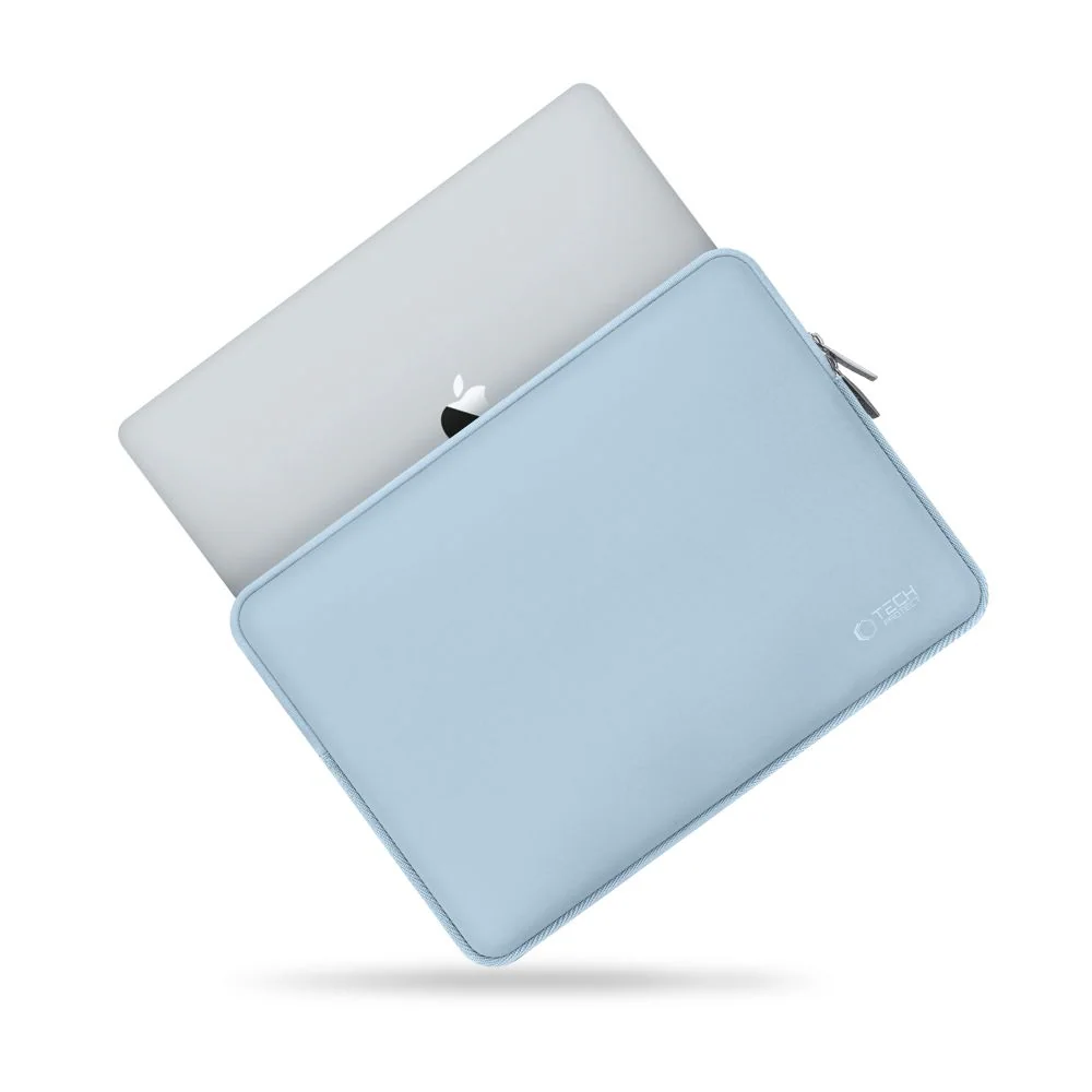 Tech-Protect Neoslim Laptopfodral 13-14" med tillbehörsväska - Blå, bild 5
