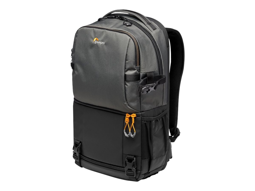Lowepro Fastpack BP 250 AW III - Ryggsäck för kamera med objektiv och surfplatta/bärbar dator - PU-belagt tyg - grå - 13