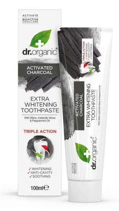 Dr Organic Activated Charcoal Toothpaste 100 ml