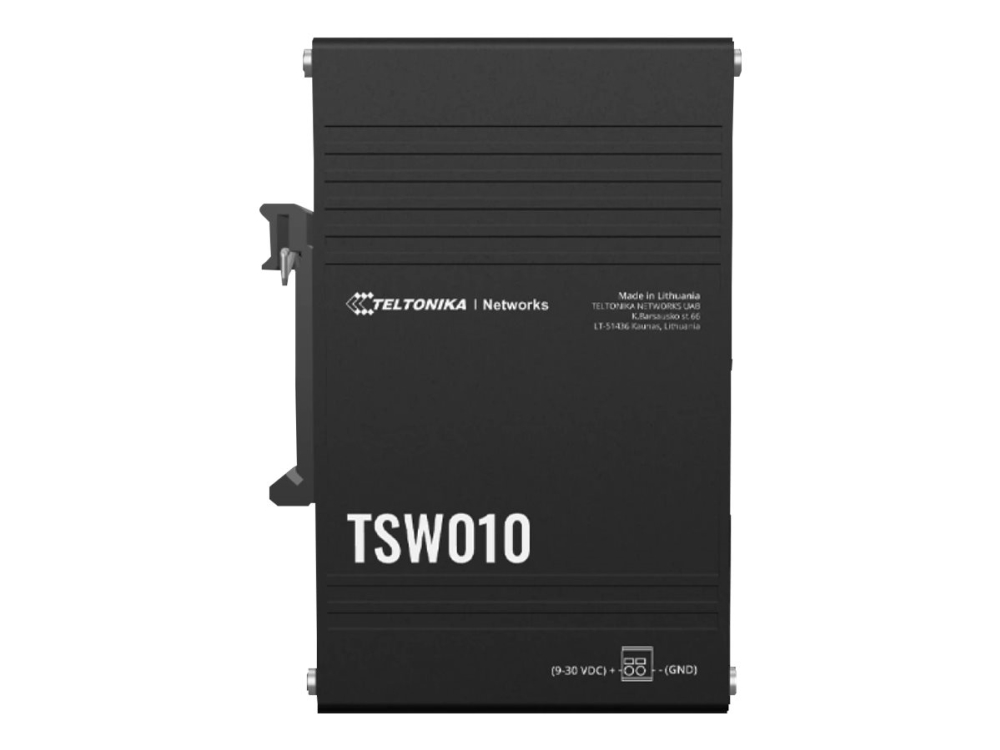 Teltonika TSW010 Industrial, 5-Port 10/100 Mbit