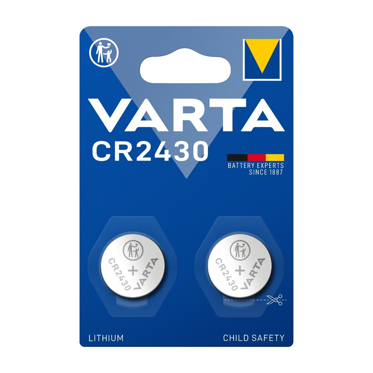 VARTA CR2430 knappbatteri, 2 st