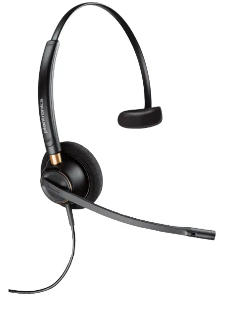 Hp - Poly Encore Pro Hw510 Encore Pro 500 Series Headset På örat Kabelansluten 3,5 Mm Kontakt Svart