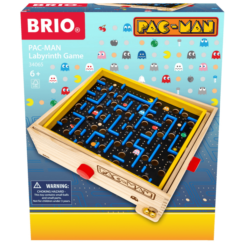 Pac-Man Labyrintspel i trä