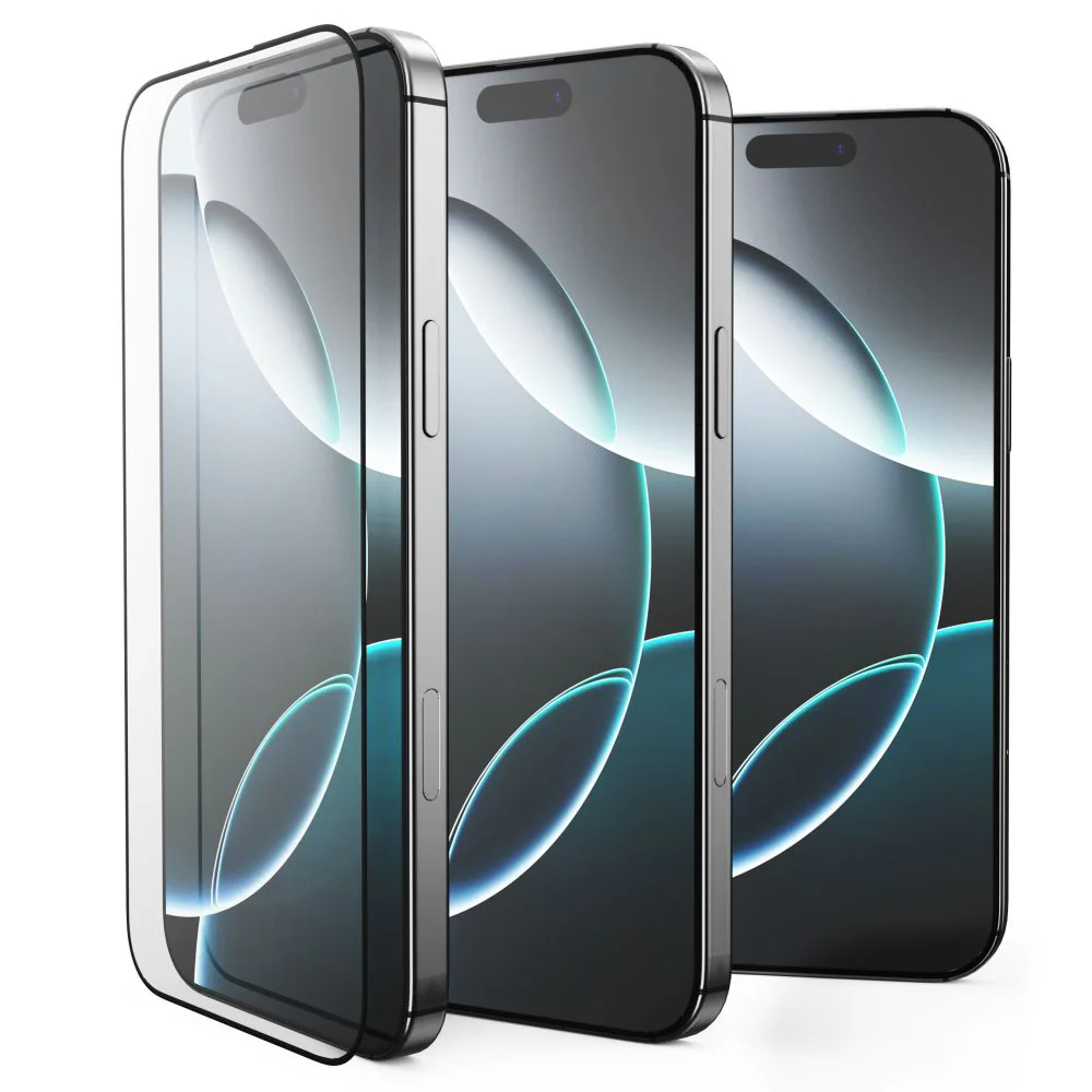 Tech-Protect Glass Fit+ 2-pack härdat glas för iPhone 16e / 14 / 13 Pro / 13 - svart, bild 2