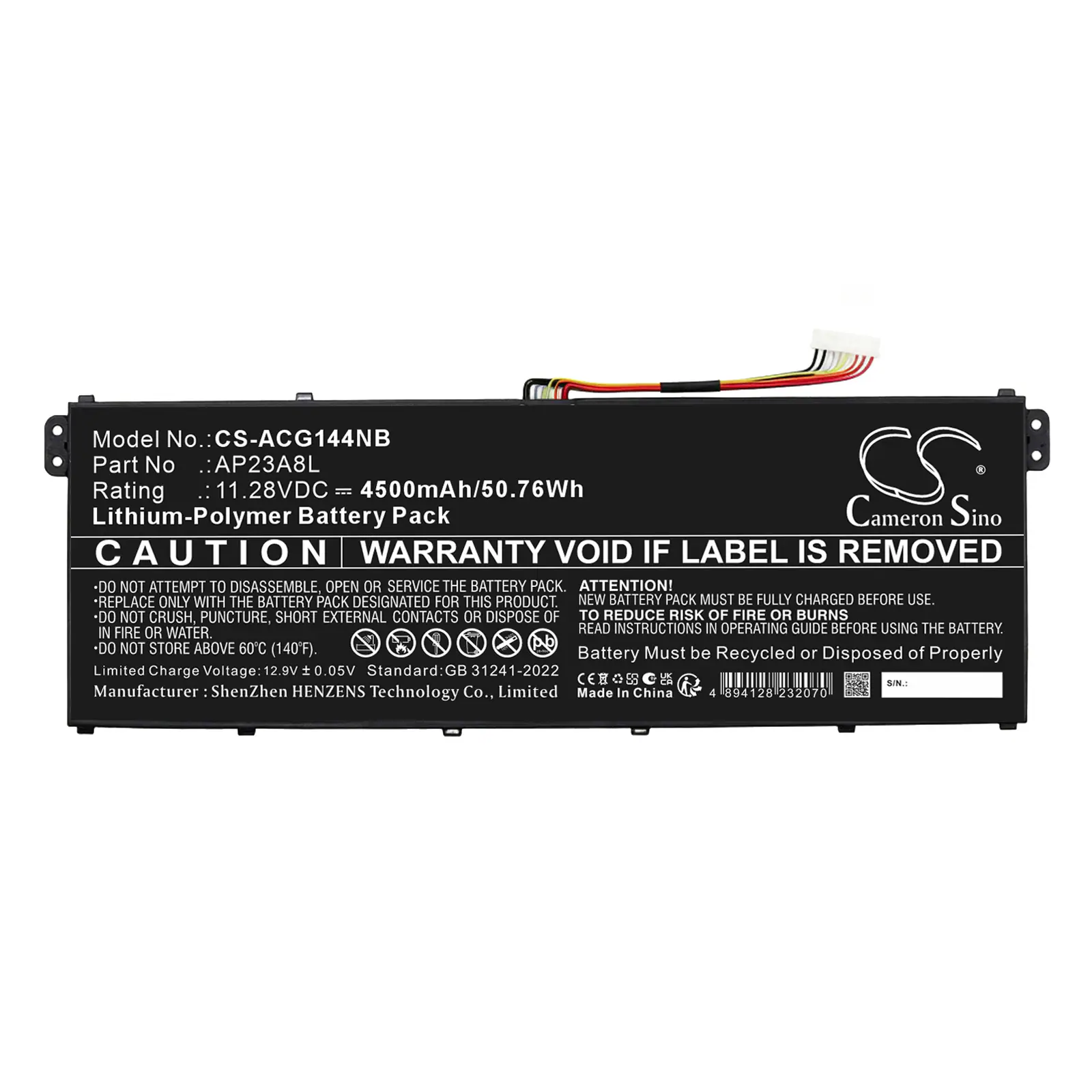 Batteri till Laptop, Bärbar dator för Acer Swift Go 14 SFG14-63-R9V6, PA14-51M m.fl.