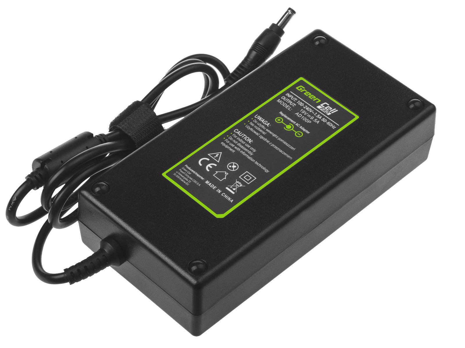 Green Cell laddare / AC Adapter till AC Adapter MSI GT60 Asus ROG G75, bild 2