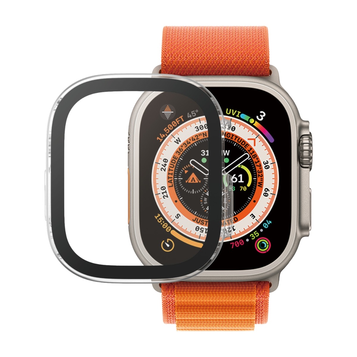 Panzer glass Heltäckande skyddsboett till Apple Watch Ultra/Ultra 2 49mm